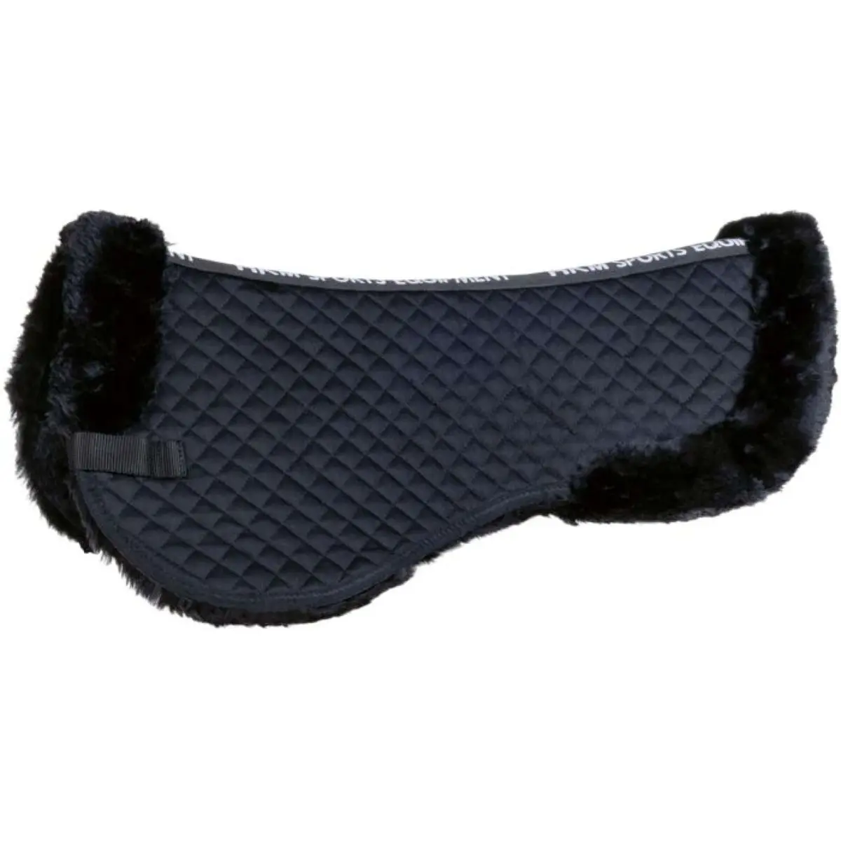 Hkm Zadelonderlegger Synthetisch Lamsvel Zwart 1