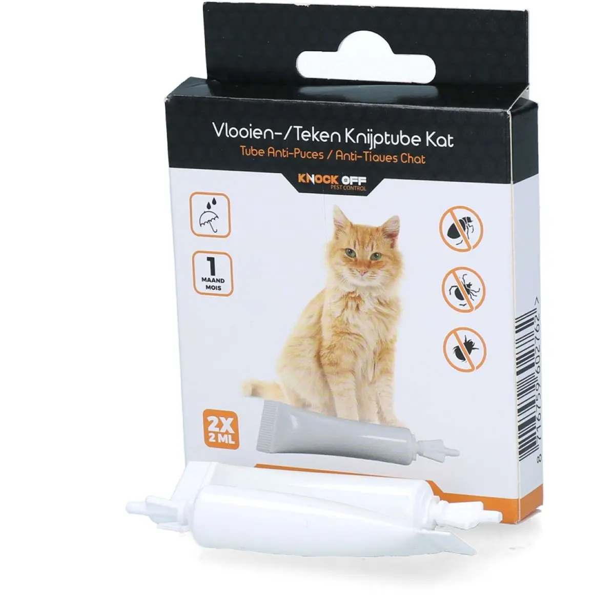 Knock Off Vlooien- En Tekenpipet Kat 1