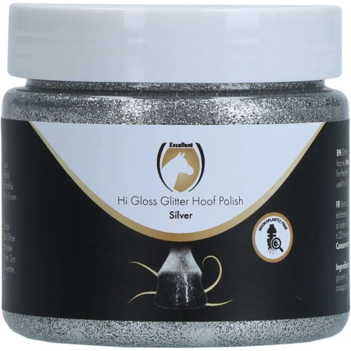 Excellent Hoeflak Hi Gloss Glitter Zilver 1