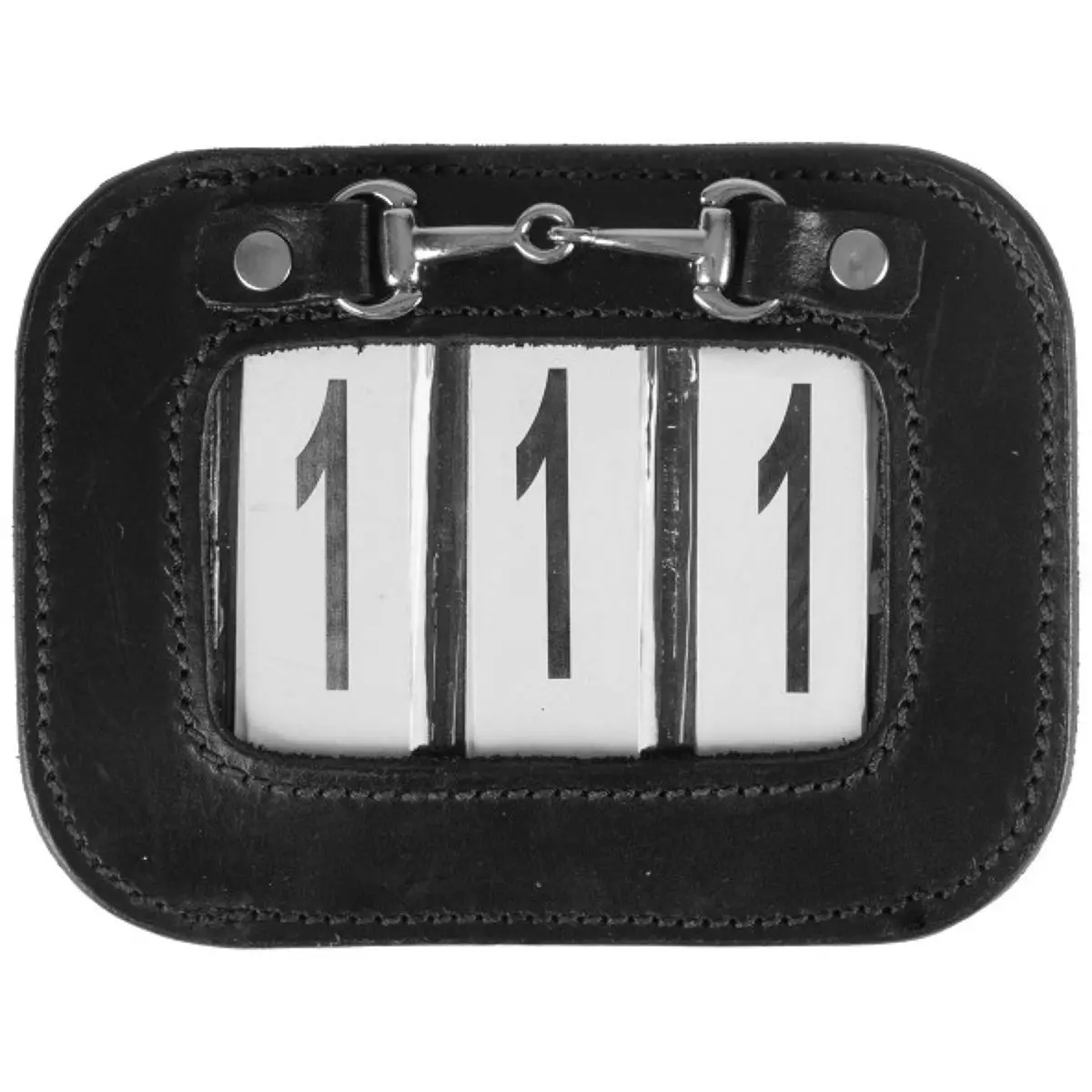 Horka Wedstrijdnummers Leather Zwart/Zilver 1