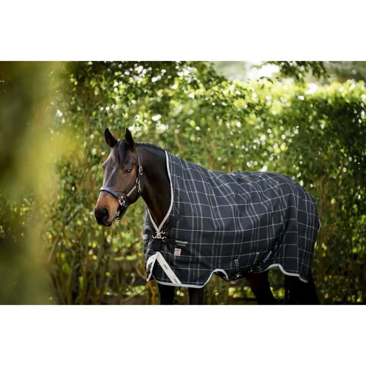 Rhino Wug Turnout Medium Varilayer 250G Black/Grey/White Check/Gray 1