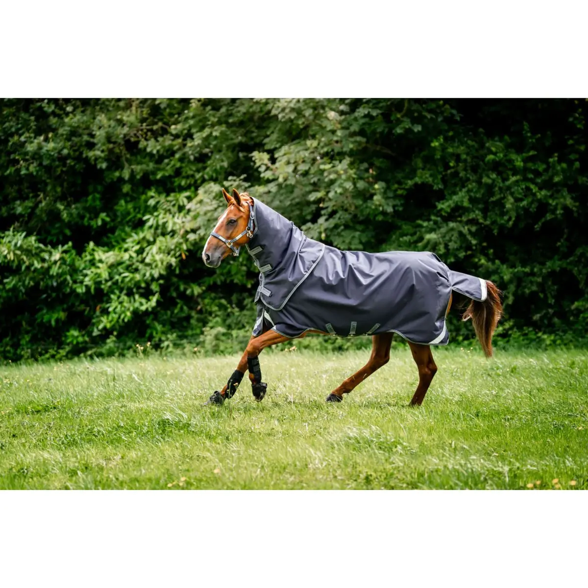 Rambo Turnout Duo Ripstop Plus Bundle 100G + 100G + 200G Navy/Thunderstorm Grey/Silver 1