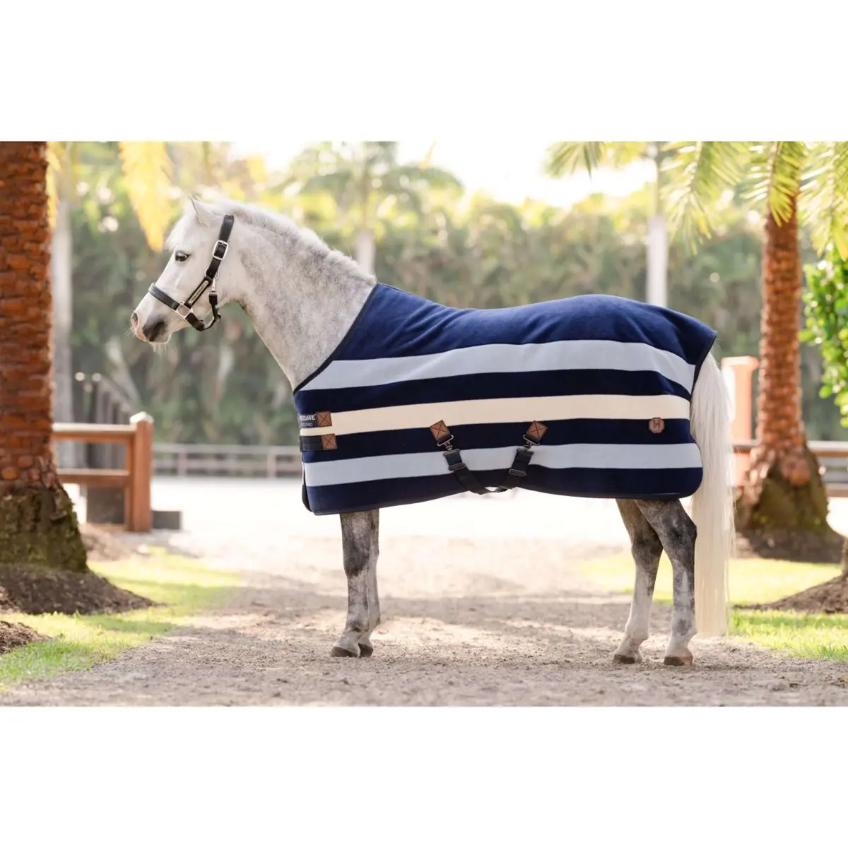 Horseware Fleece Cooler Newmarket Pony Witney Navy 1