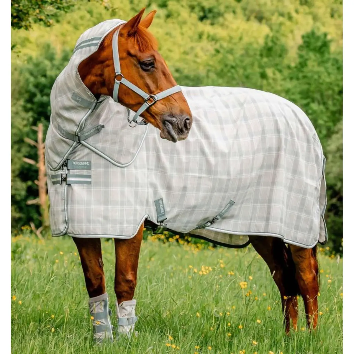Horseware Vliegendeken Newmarket Plus Witney Charcoal 1