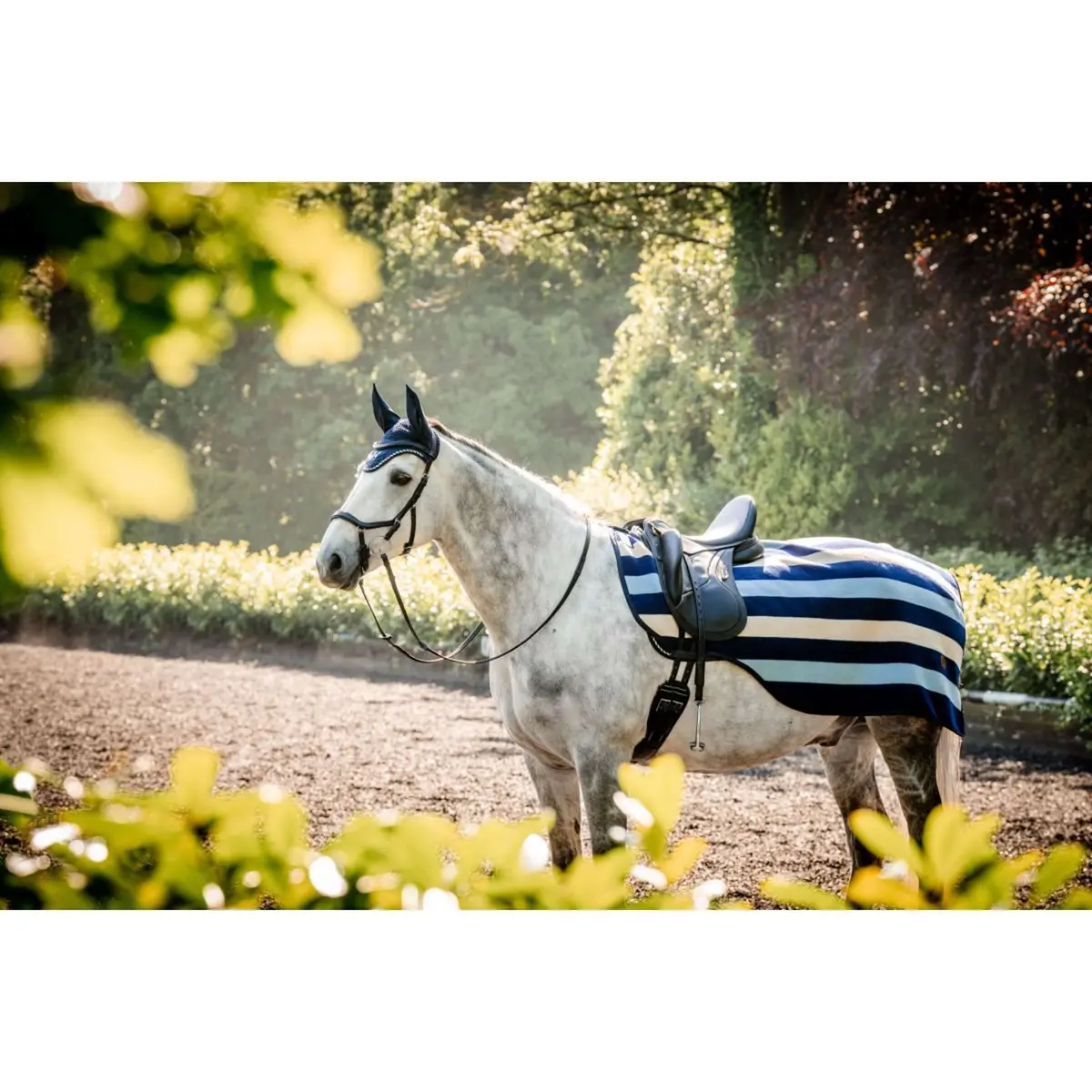 Horseware Uitrijdeken Newmarket Witney Navy 1