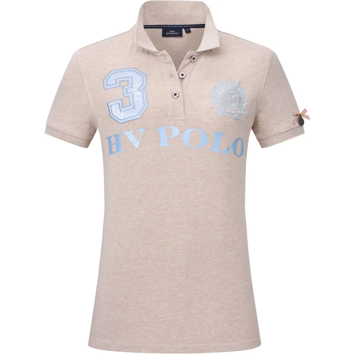 Hv Polo Polo Shirt Favouritas Eq Natural Heather 1