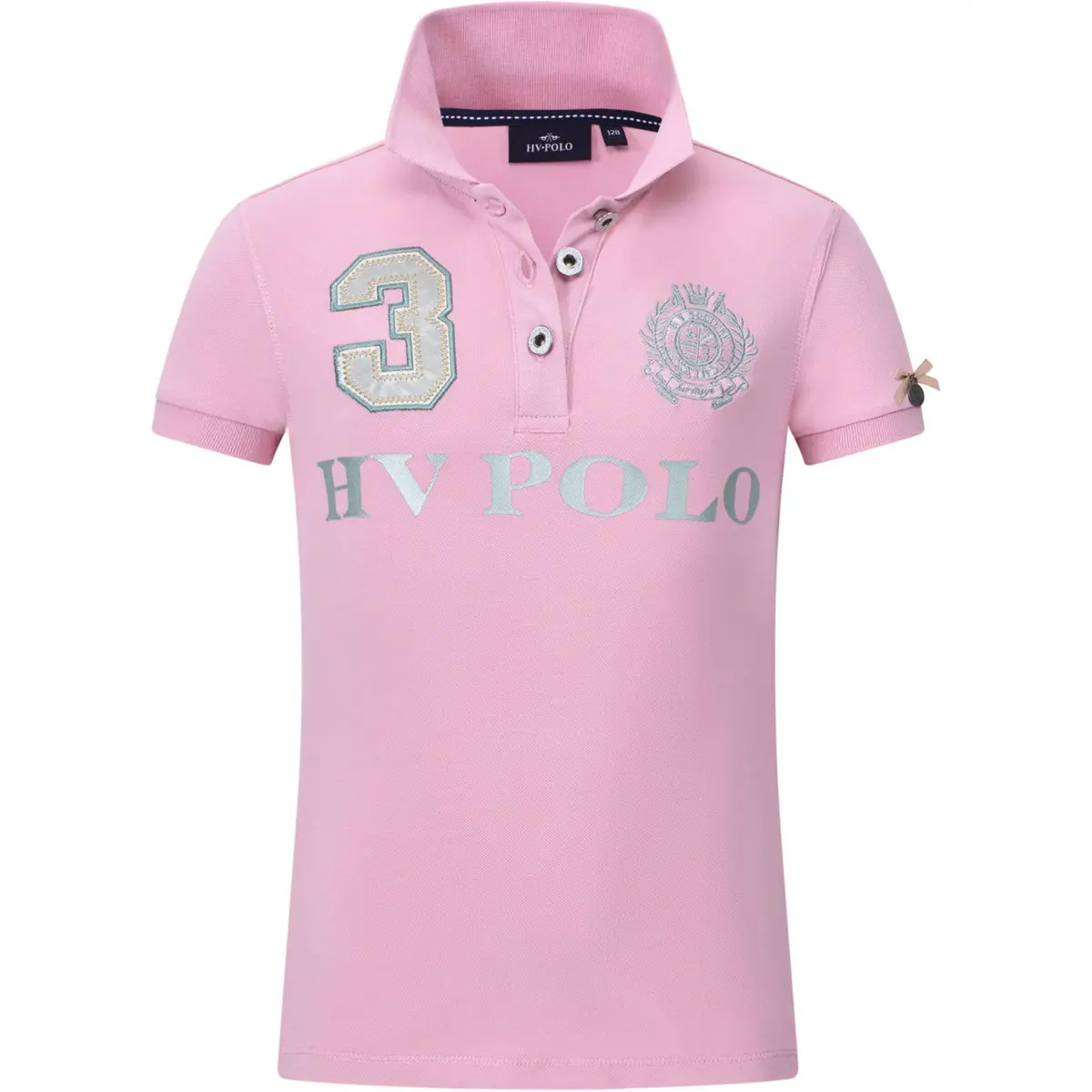 Hv Polo Polo Shirt Favouritas Eq Kids Pretty Pink 1
