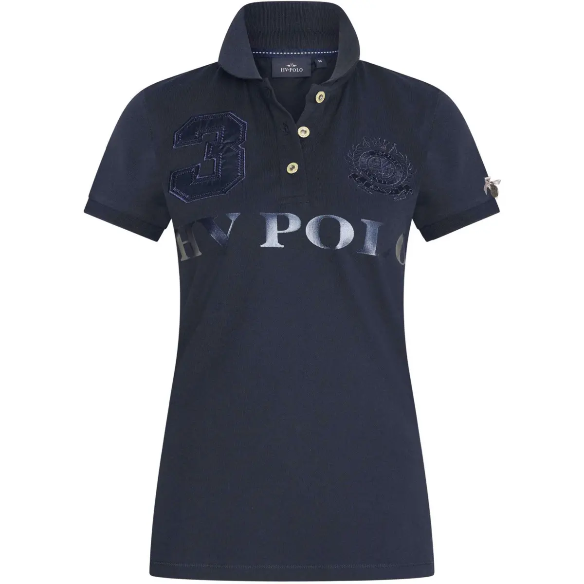 Hv Polo Polo Shirt Favouritas Eq Navy Metallic 1