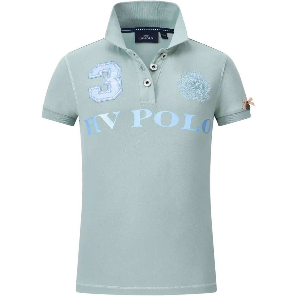 Hv Polo Polo Shirt Favouritas Eq Kids Aqua Sky 1