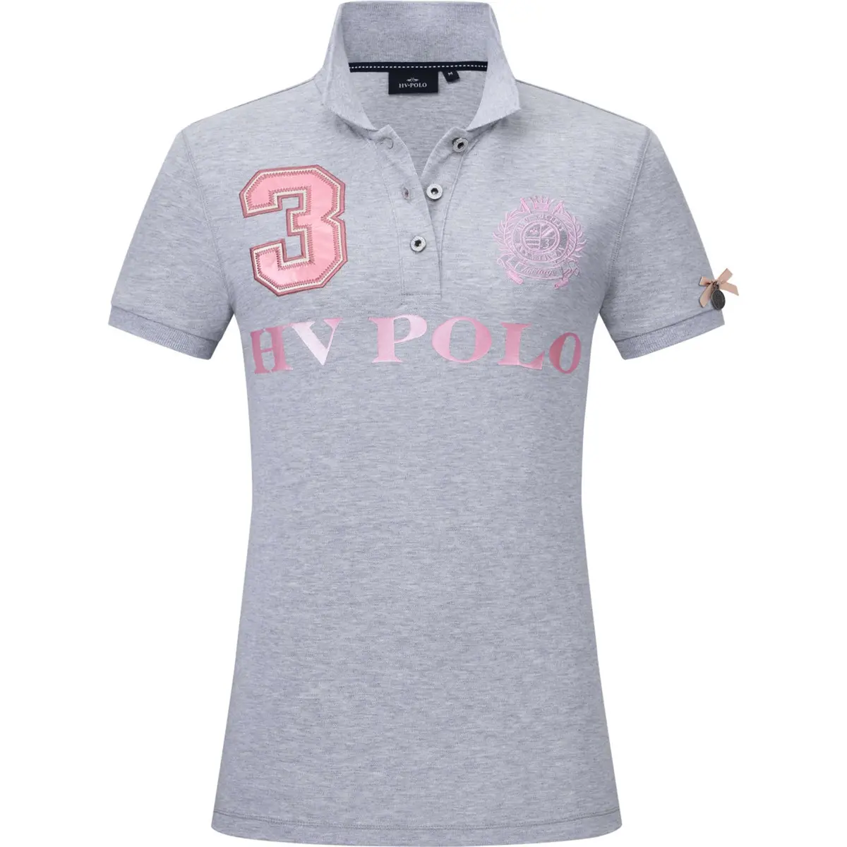 Hv Polo Polo Shirt Favouritas Eq Lightgrey Melange 1