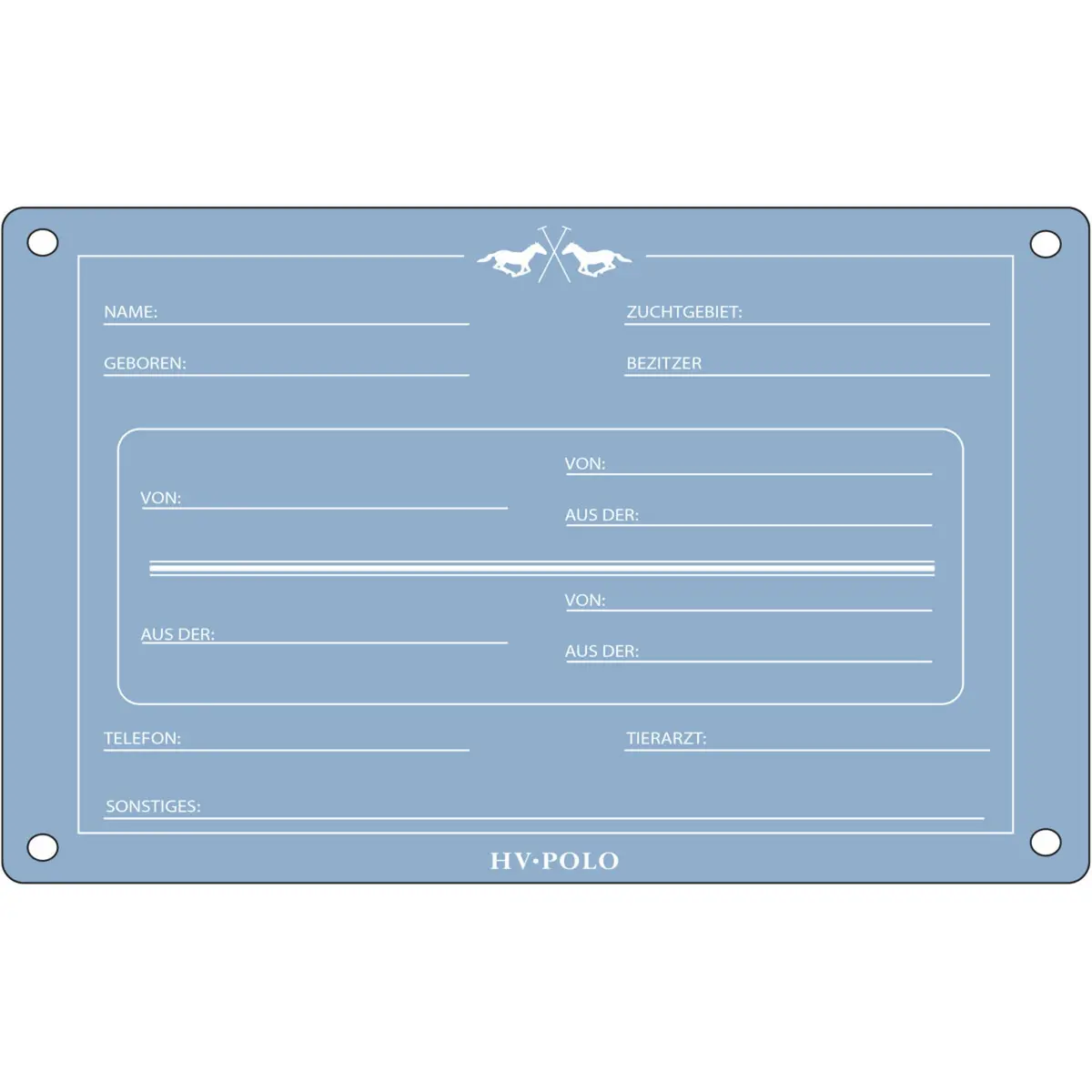 Hv Polo Stalplaat Hvppolo Engels Powder Blue 1