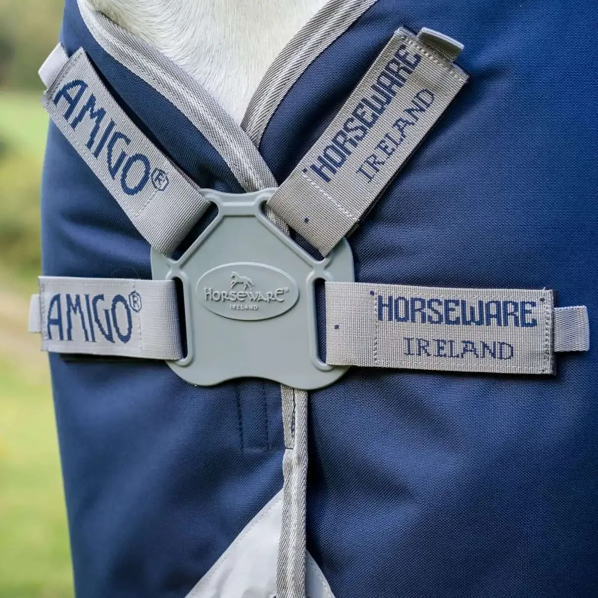 Amigo Turnout Rug Fieldsafe Plus 1200D 250G Navy/Titanium Grey/Silver 4