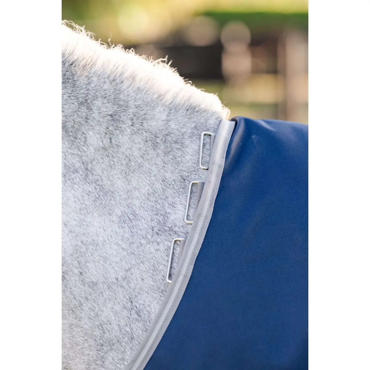 Amigo Turnout 1200D Pony 50G Navy/Titanium Grey/Silver 2