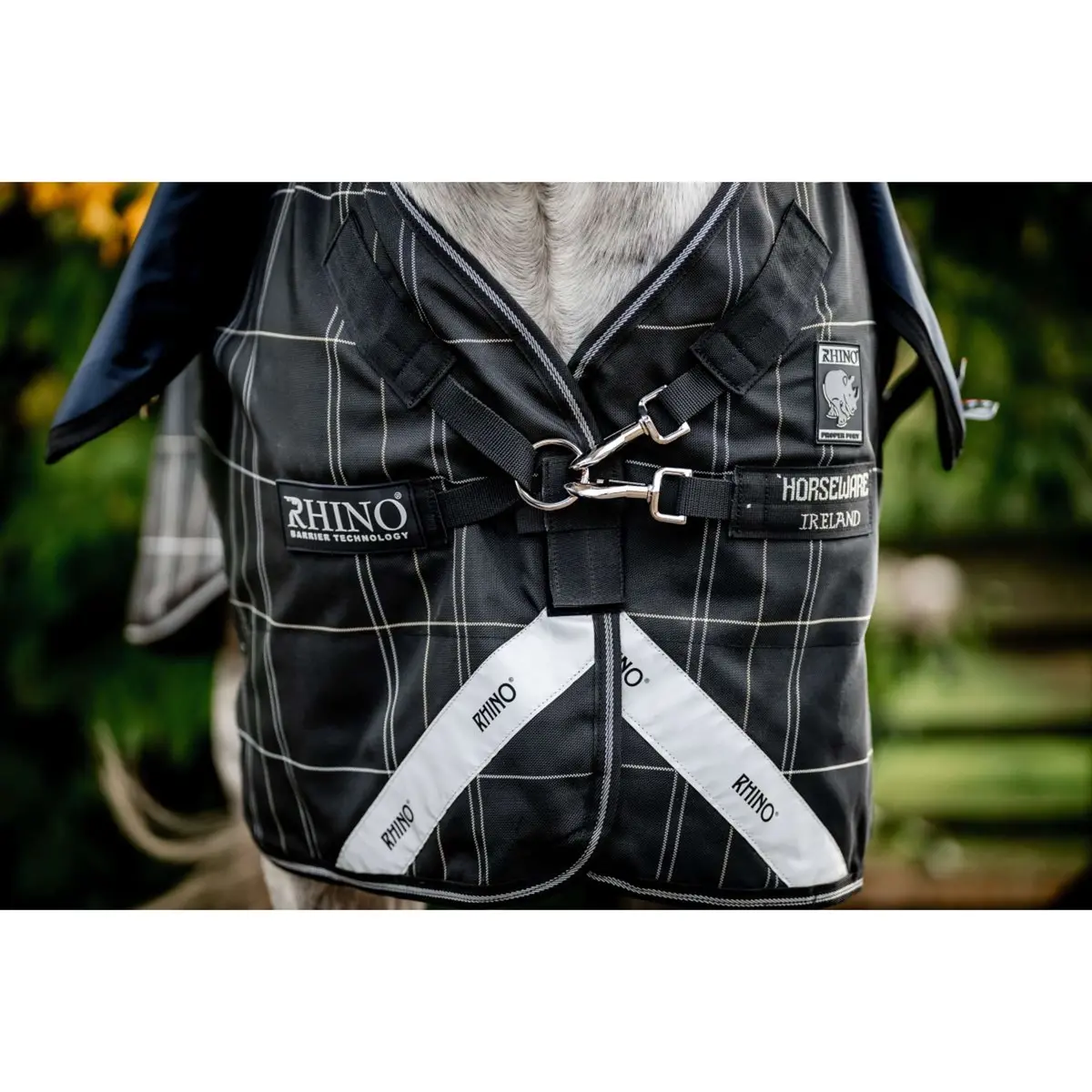 Rhino Turnout Plus Pony Bundle 0G + 200G Black Check/Black/White 3