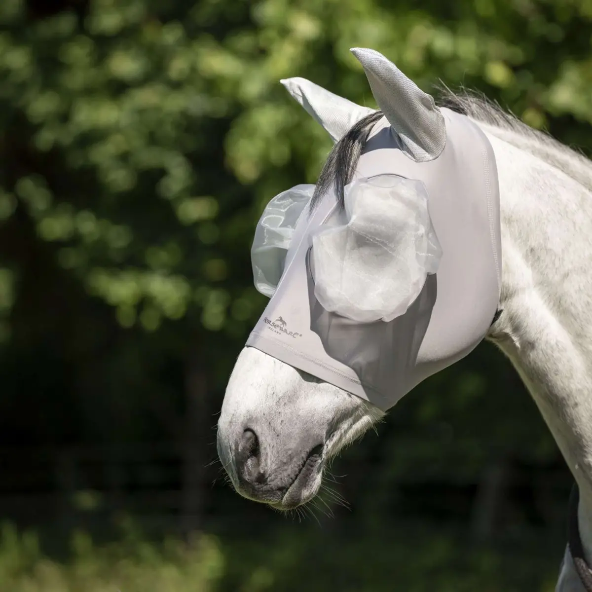 Horseware Fly Mask Defense Silver/Silver 1