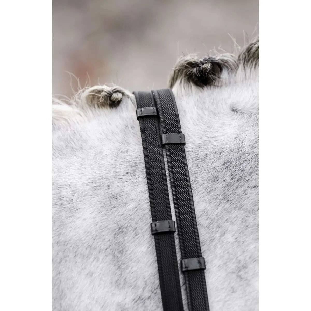 Horseware Teugels Rubber Grip Continental Zwart 1