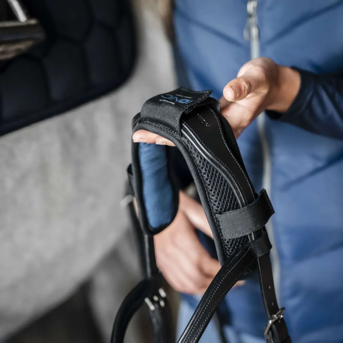 Horseware Kopstukbeschermer Ionic Zwart 1