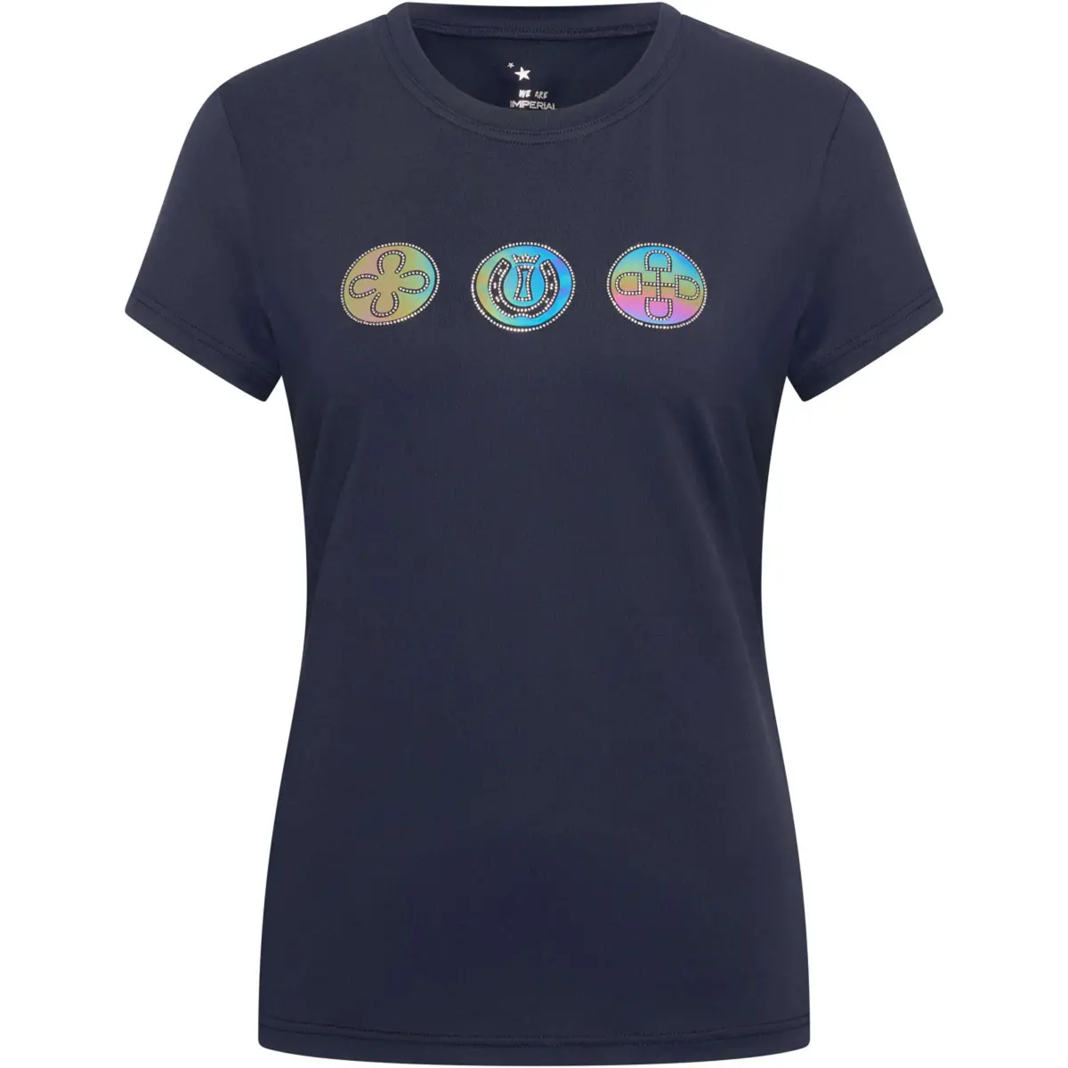 Imperial Riding T-Shirt Irhholographics Navy 1