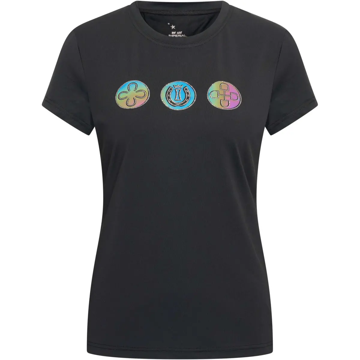Imperial Riding T-Shirt Irhholographics Zwart 1