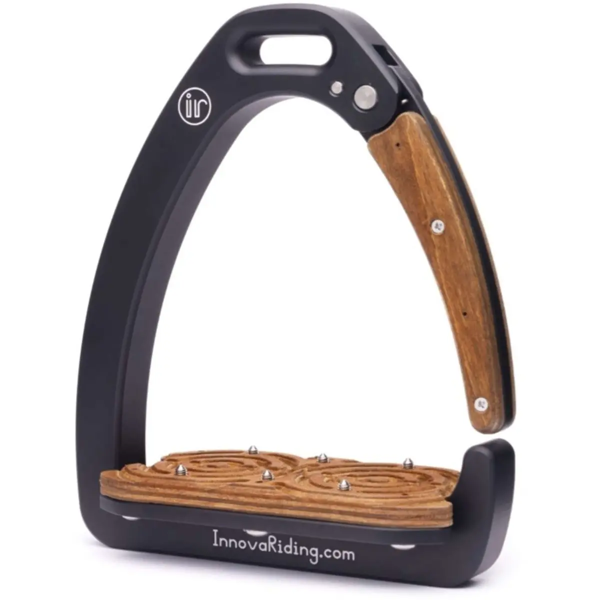 Innova Stijgbeugels Dynamic Zwart/Dark Wood 1