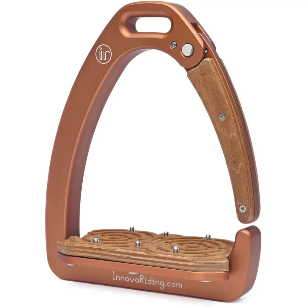 Innova Stijgbeugels Dynamic Koper/Dark Wood 1