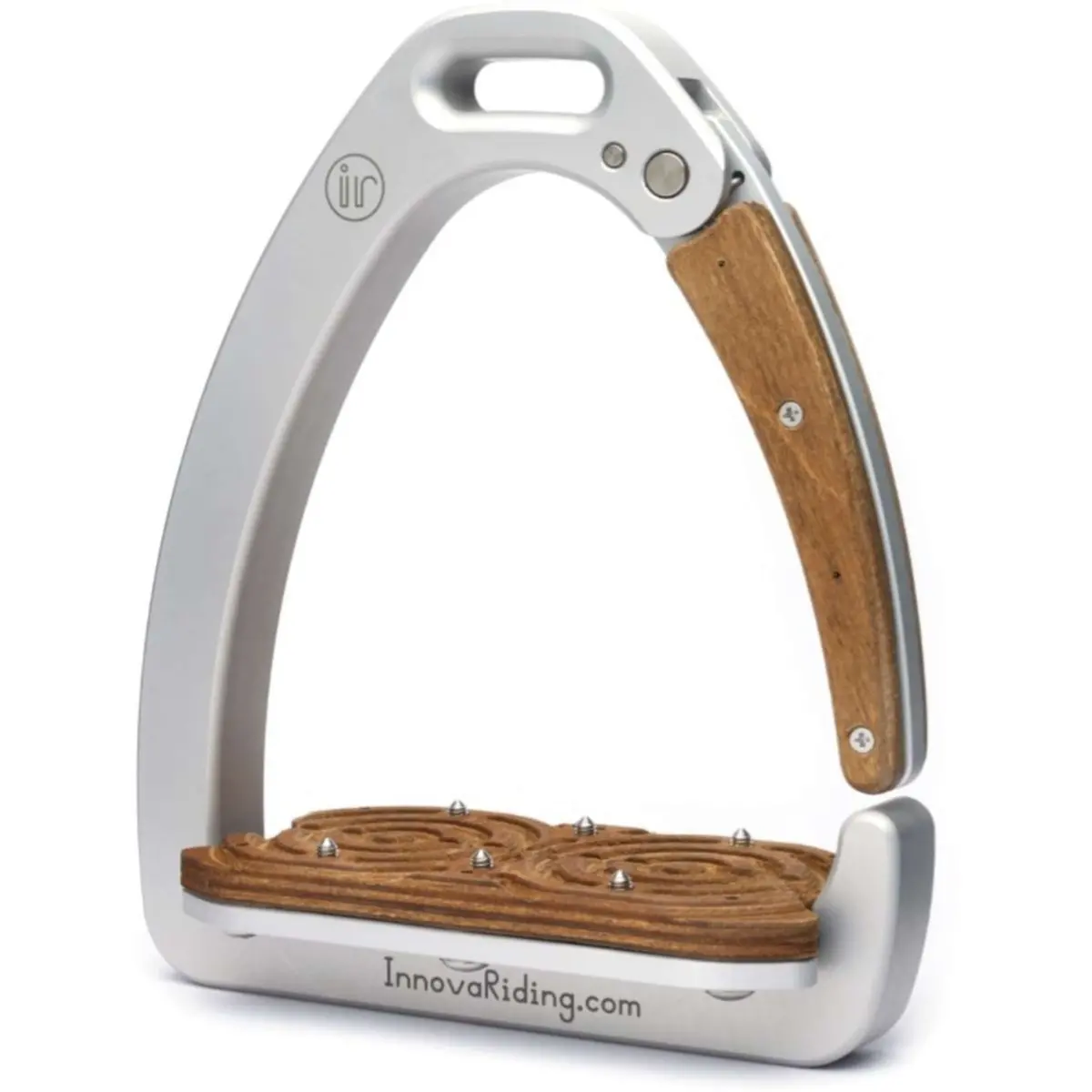Innova Stijgbeugels Dynamic Zilver/Dark Wood 1