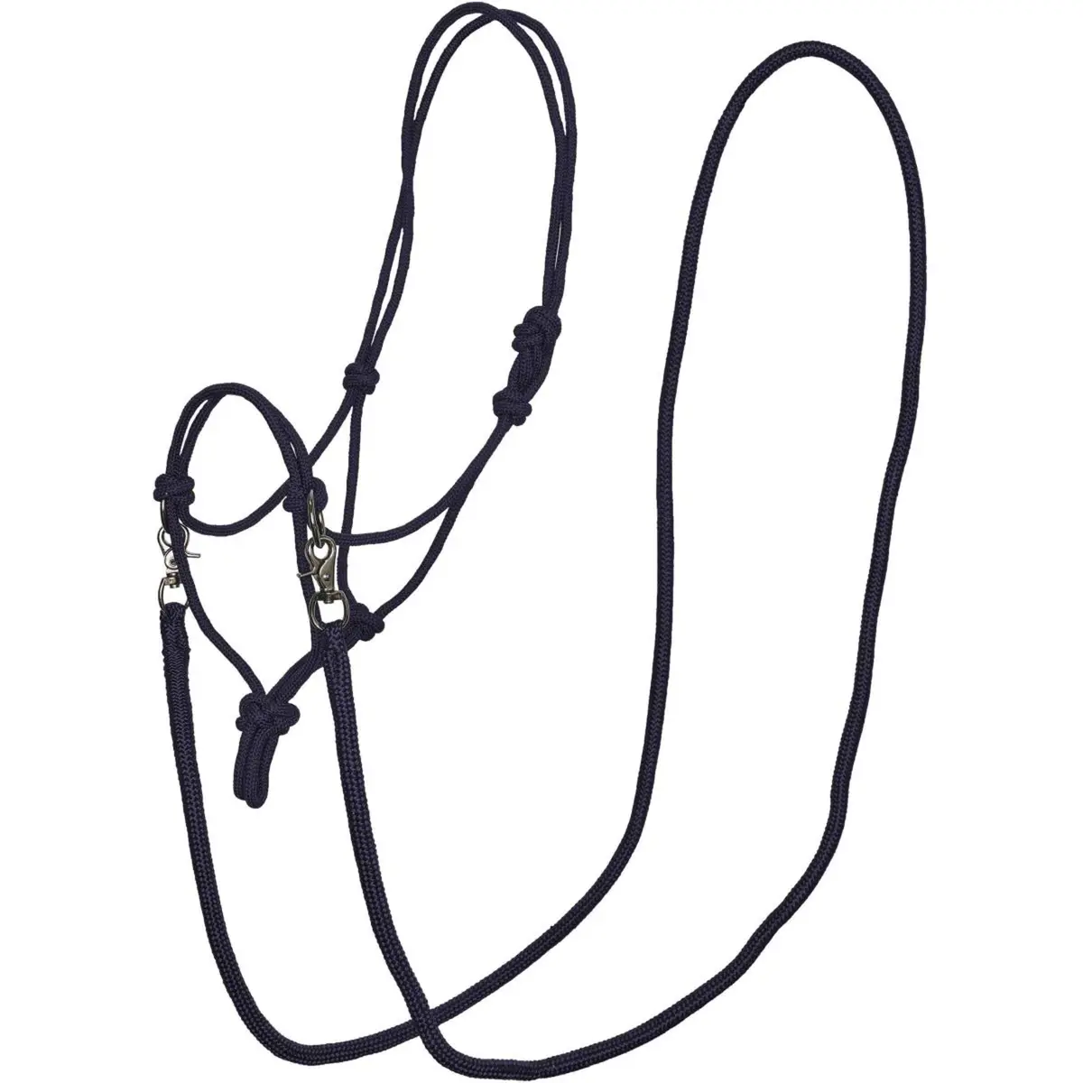 Imperial Riding Bitloos Hoofdstel Free Ride Rope Met Teugels Navy 1
