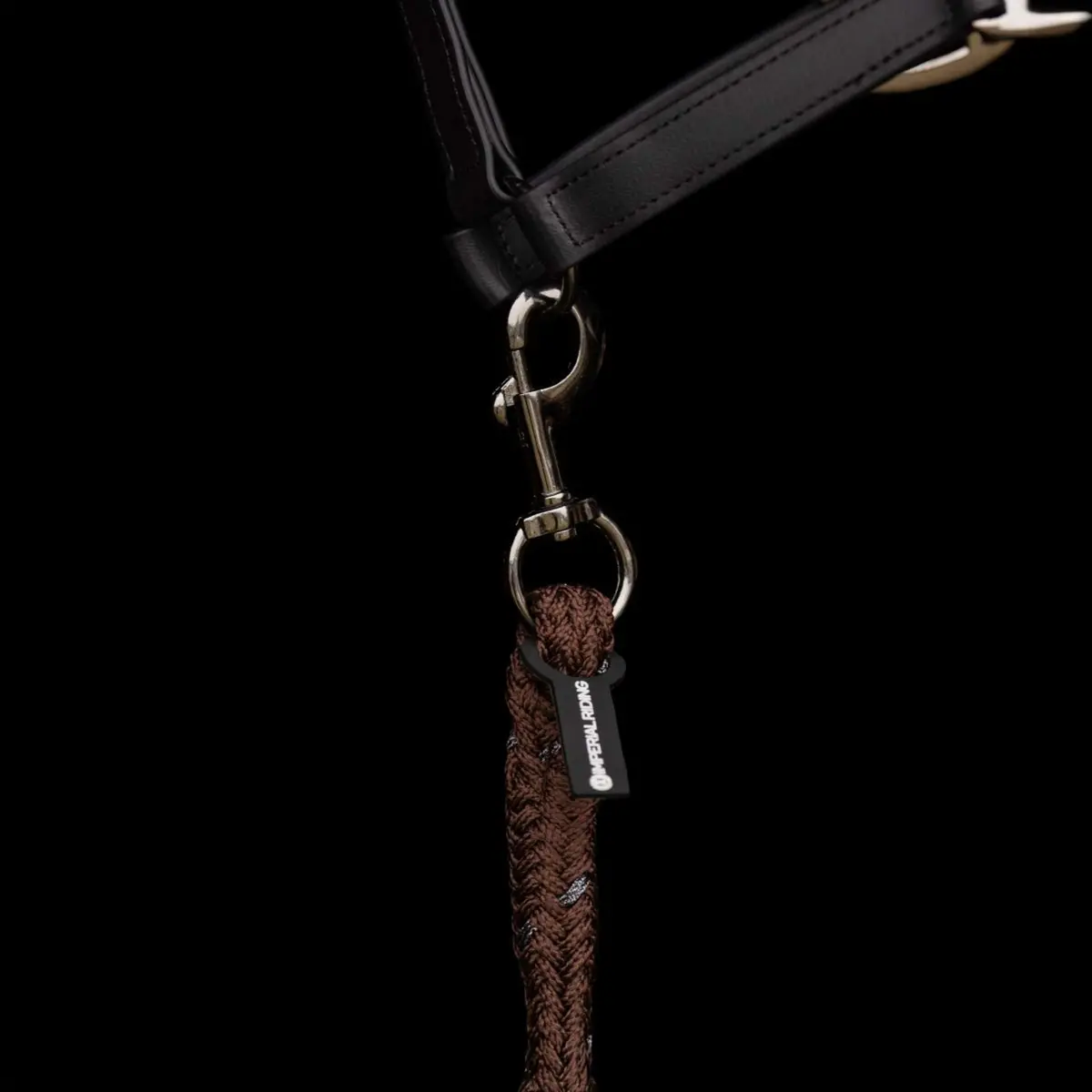 Imperial Riding Halstertouw Irhdeluxe Met Musketonhaak Brons 2