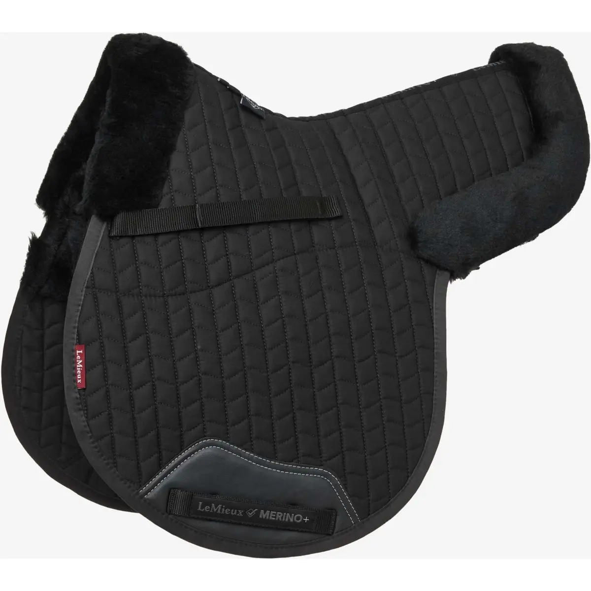 Lemieux Zadeldekje Merino+ Half Onderlegd Gp Zwart 1