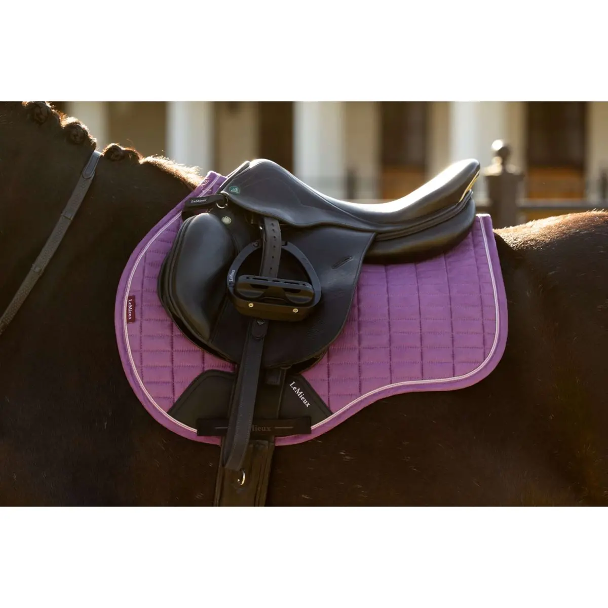 Lemieux Zadeldekje Suede Square Veelzijdigheid Mallow 2