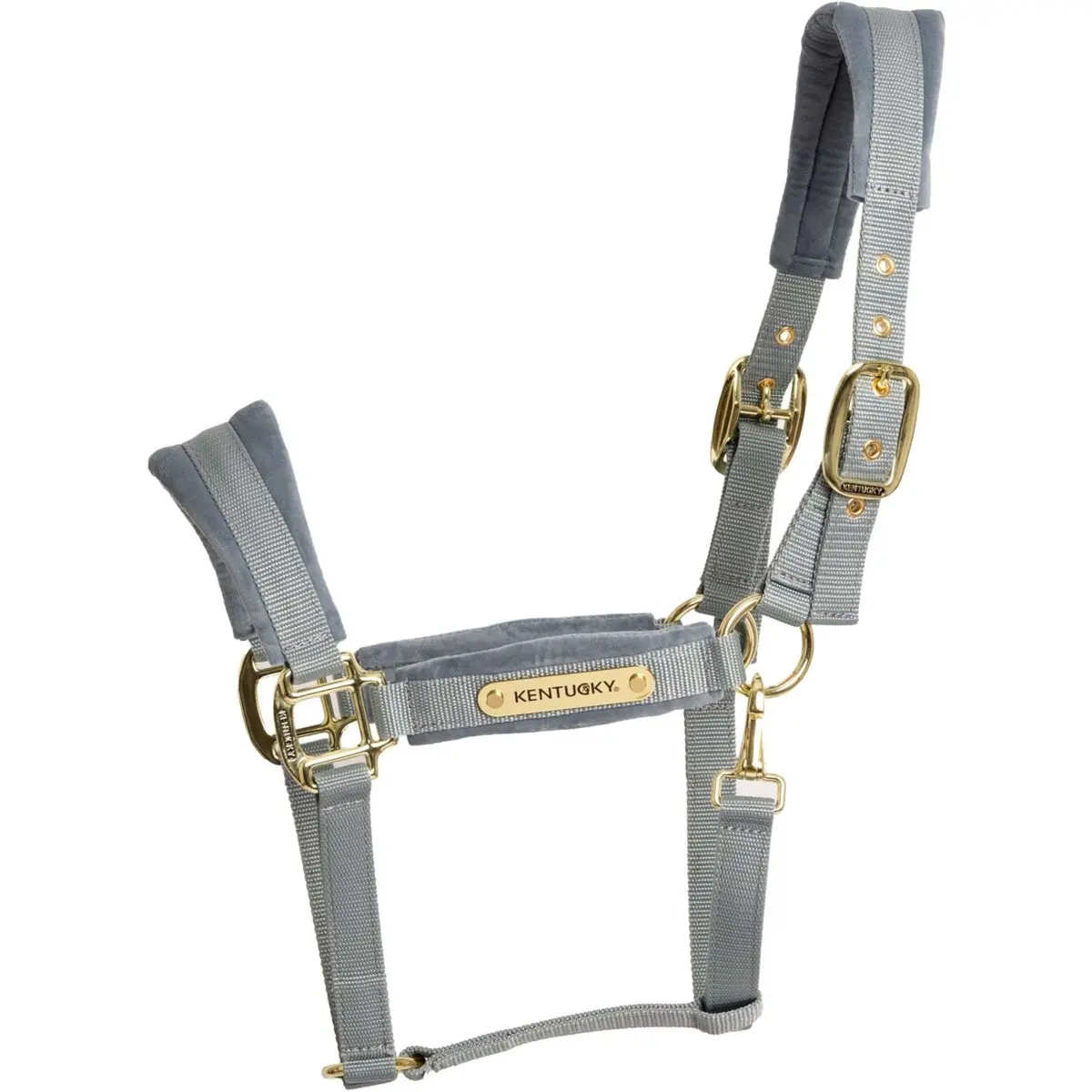 Kentucky Halster Velvet Lichtblauw 1