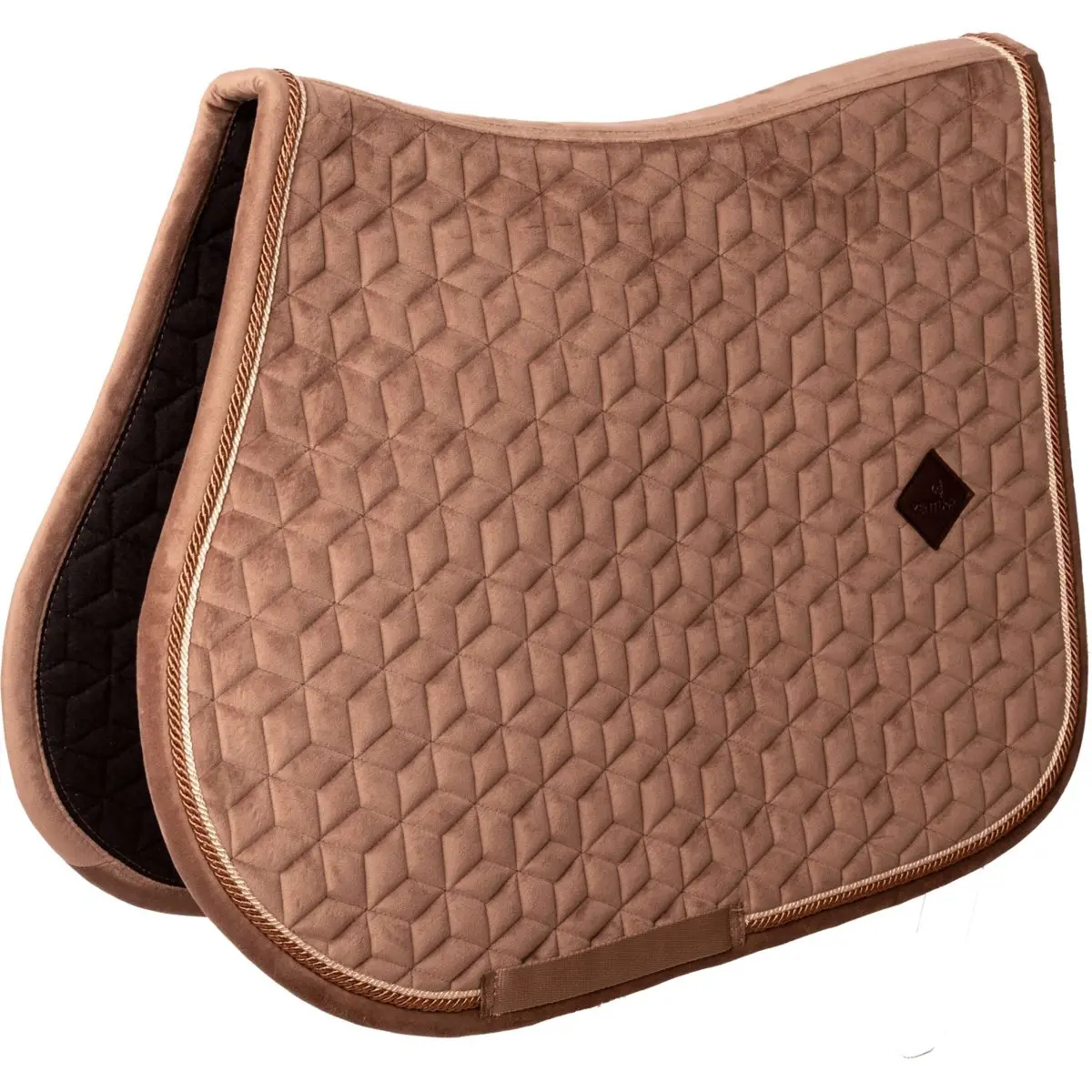 Kentucky Zadeldekje Velvet Springen Beige 1