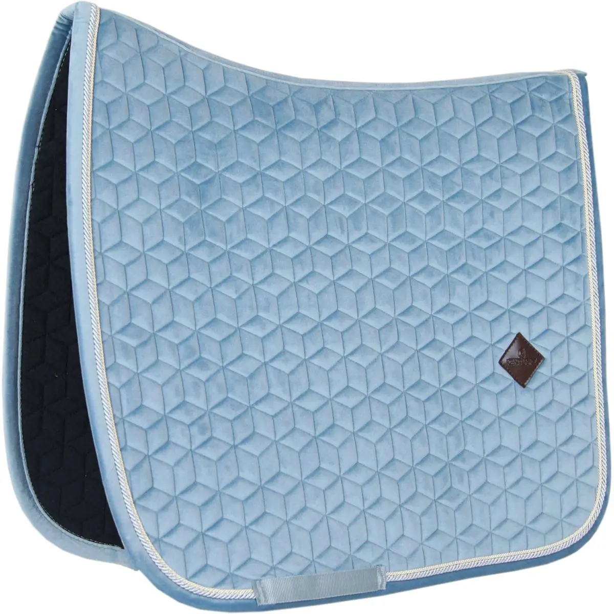 Kentucky Zadeldekje Velvet Dressuur Light Blue 1