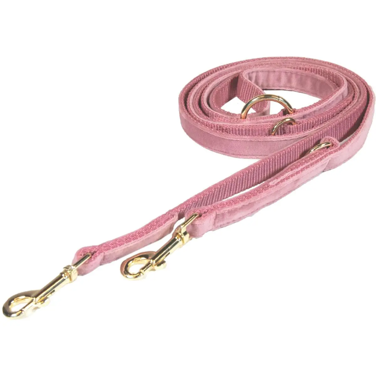 Kentucky Hondenriem Velvet Oud Roze 1