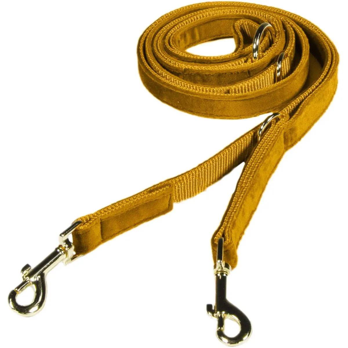 Kentucky Hondenriem Velvet Mosterd 1