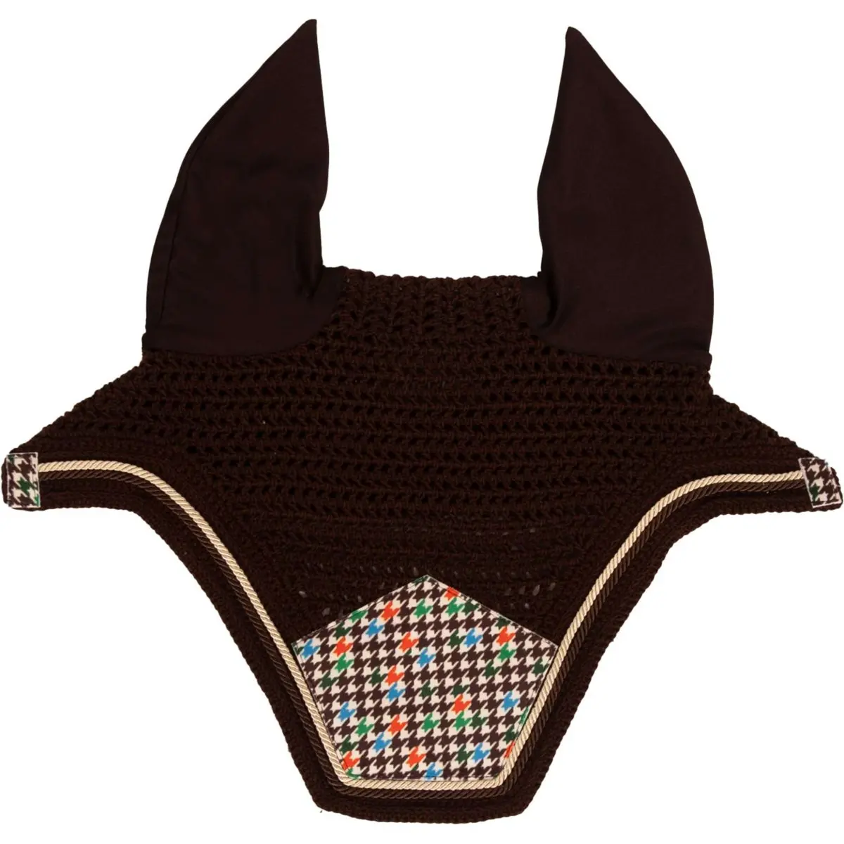 Kentucky Oornetje Wellington Velvet Pied De Poule Bruin 1