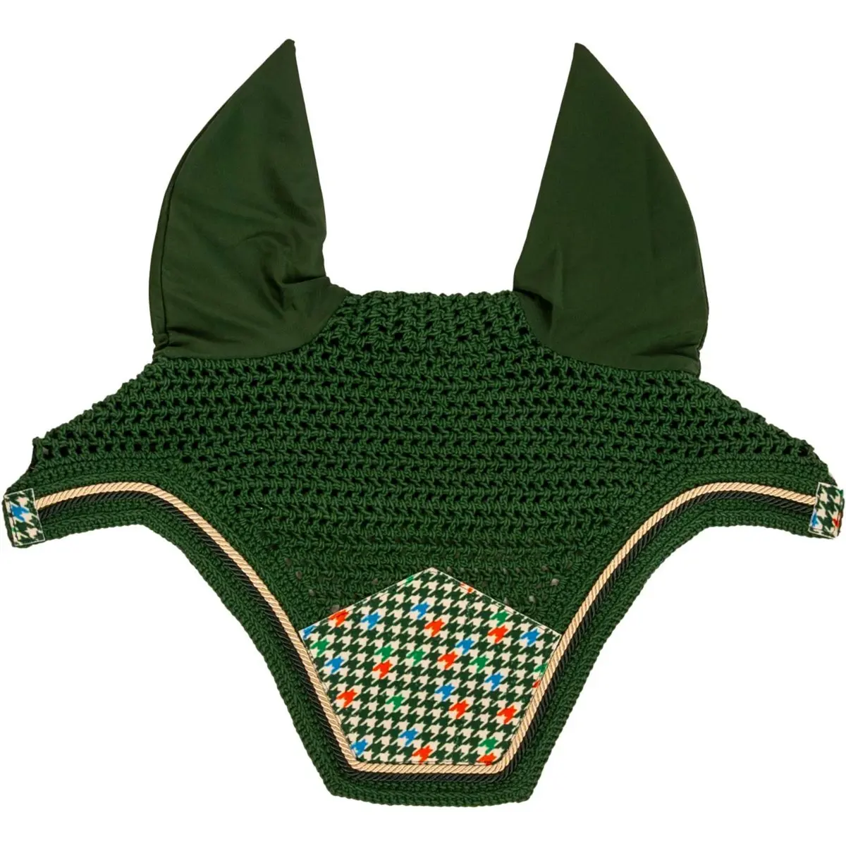 Kentucky Oornetje Wellington Velvet Pied De Poule Donker Groen 1