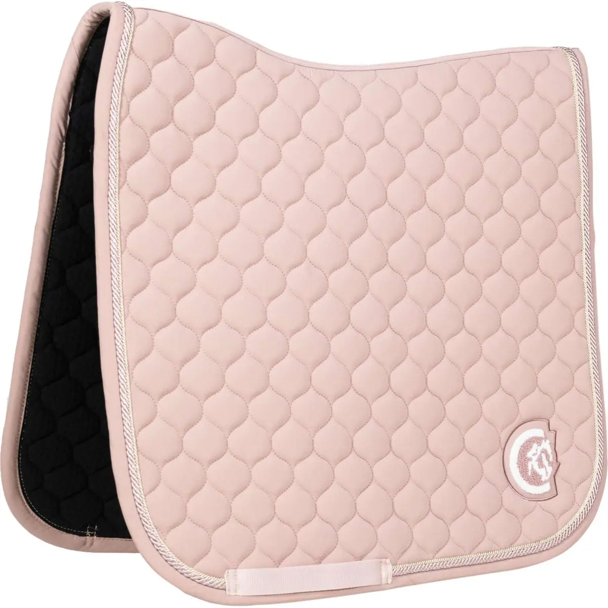 Kentucky Horsewear Zadeldekje Onion Quilt 3D Logo Dressuur Oudroze 1