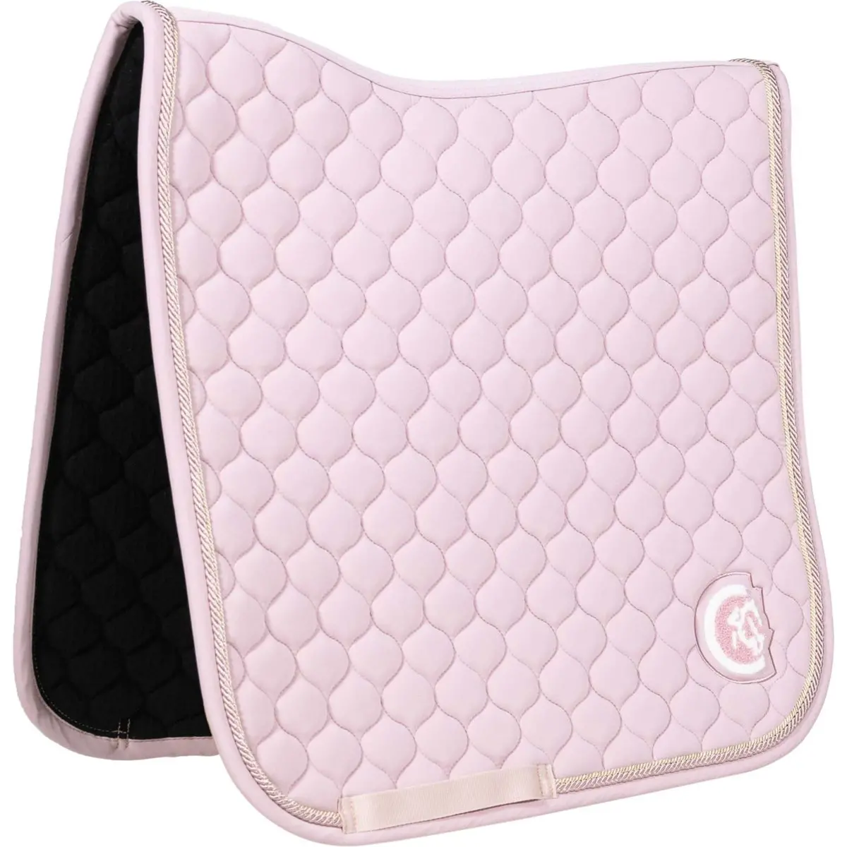 Kentucky Horsewear Zadeldekje Onion Quilt 3D Logo Dressuur Licht Roze 1