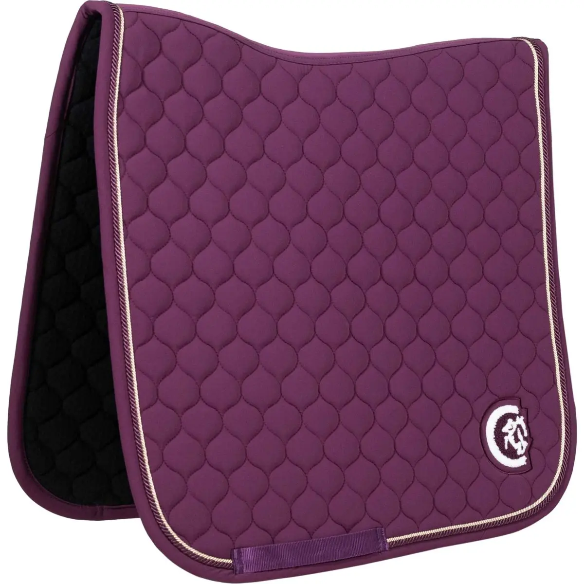 Kentucky Horsewear Zadeldekje Onion Quilt 3D Logo Dressuur Paars 1