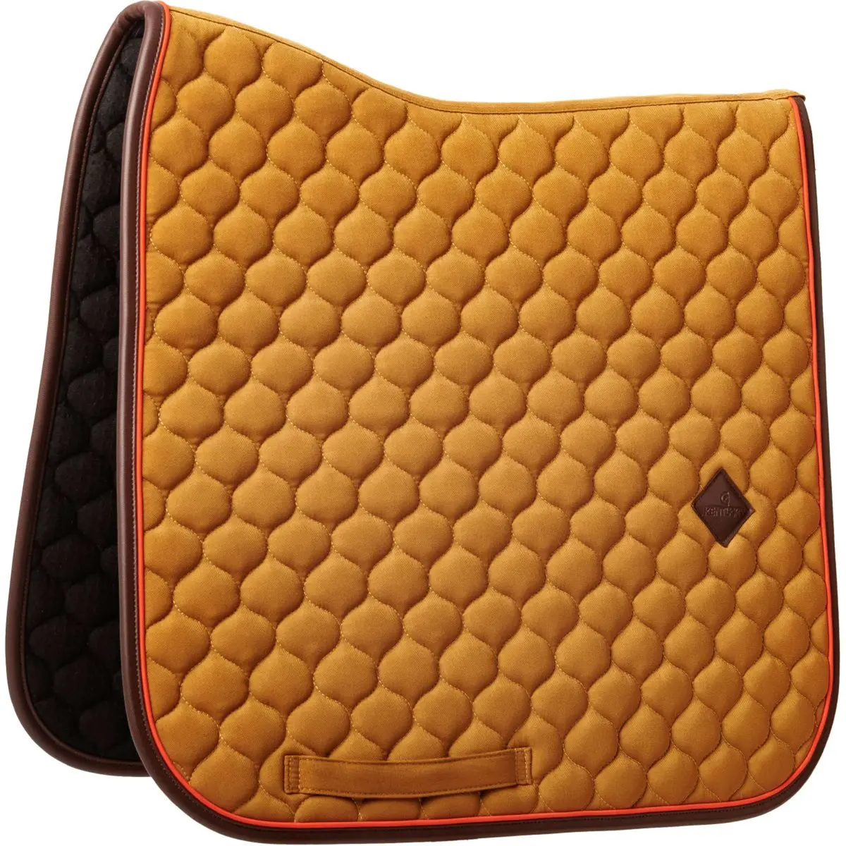 Kentucky Zadeldekje Onion Quilt Leather Neon Dressuur Kaki 1