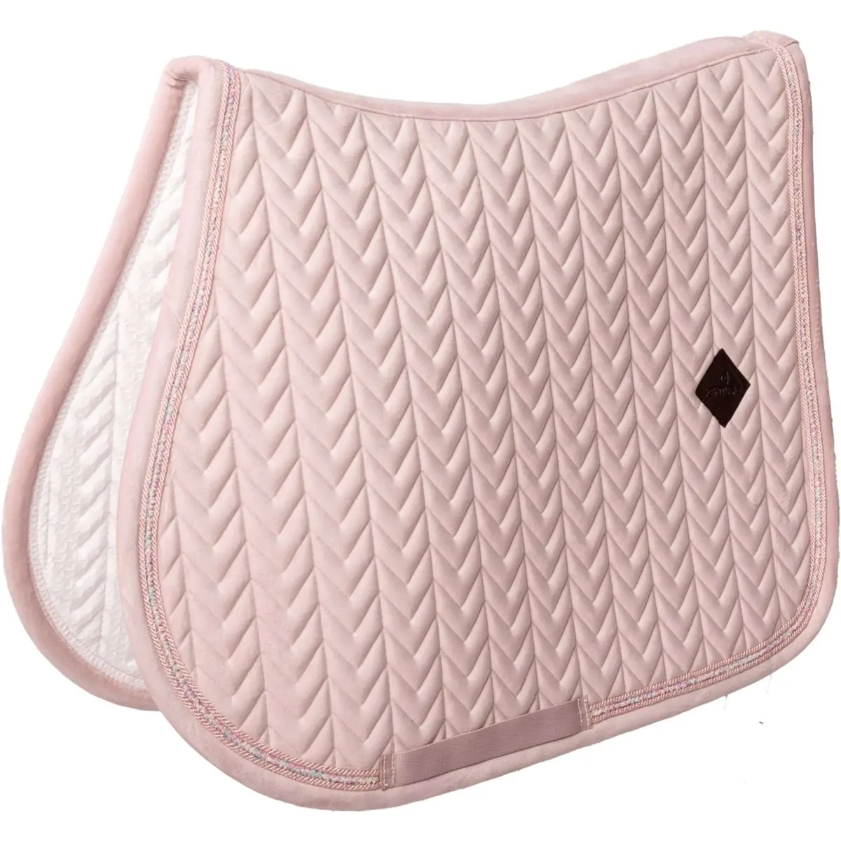 Kentucky Zadeldekje Velvet Mini Pearls Springen Old Rose 1