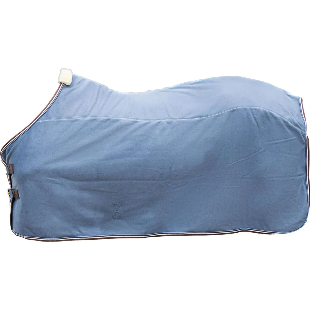 Kentucky Fleecedeken Heavy Melange Dusty Blue 1