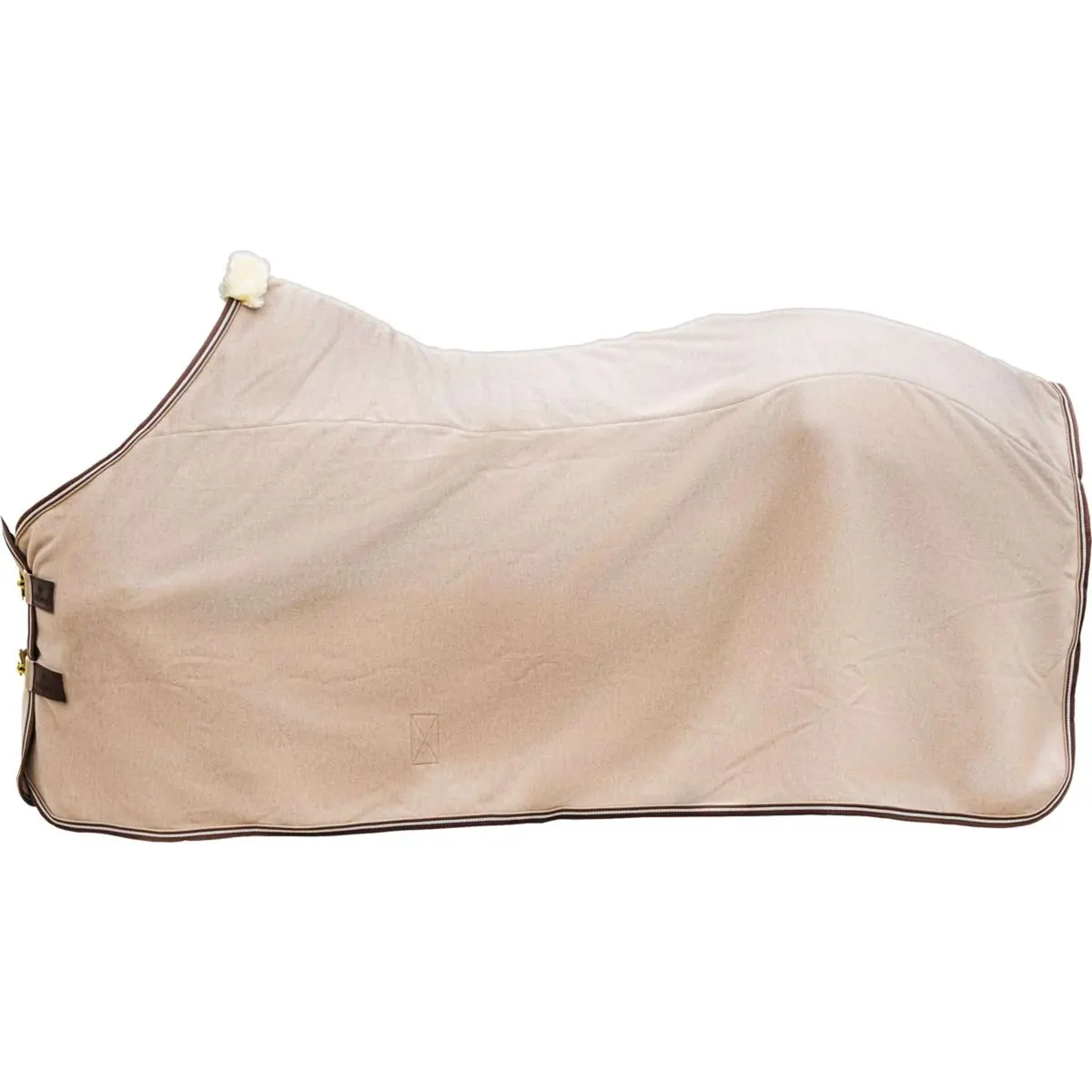 Kentucky Fleecedeken Heavy Melange Beige 1