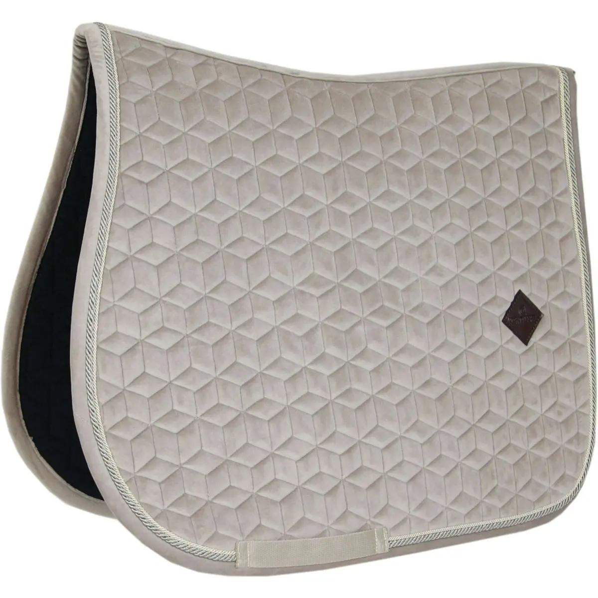 Kentucky Zadeldekje Basic Velvet Springen Beige 1