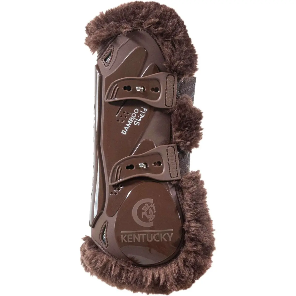 Kentucky Peesbeschermers Bamboo Elastic Vegan Sheepskin Bruin/Bruin 1
