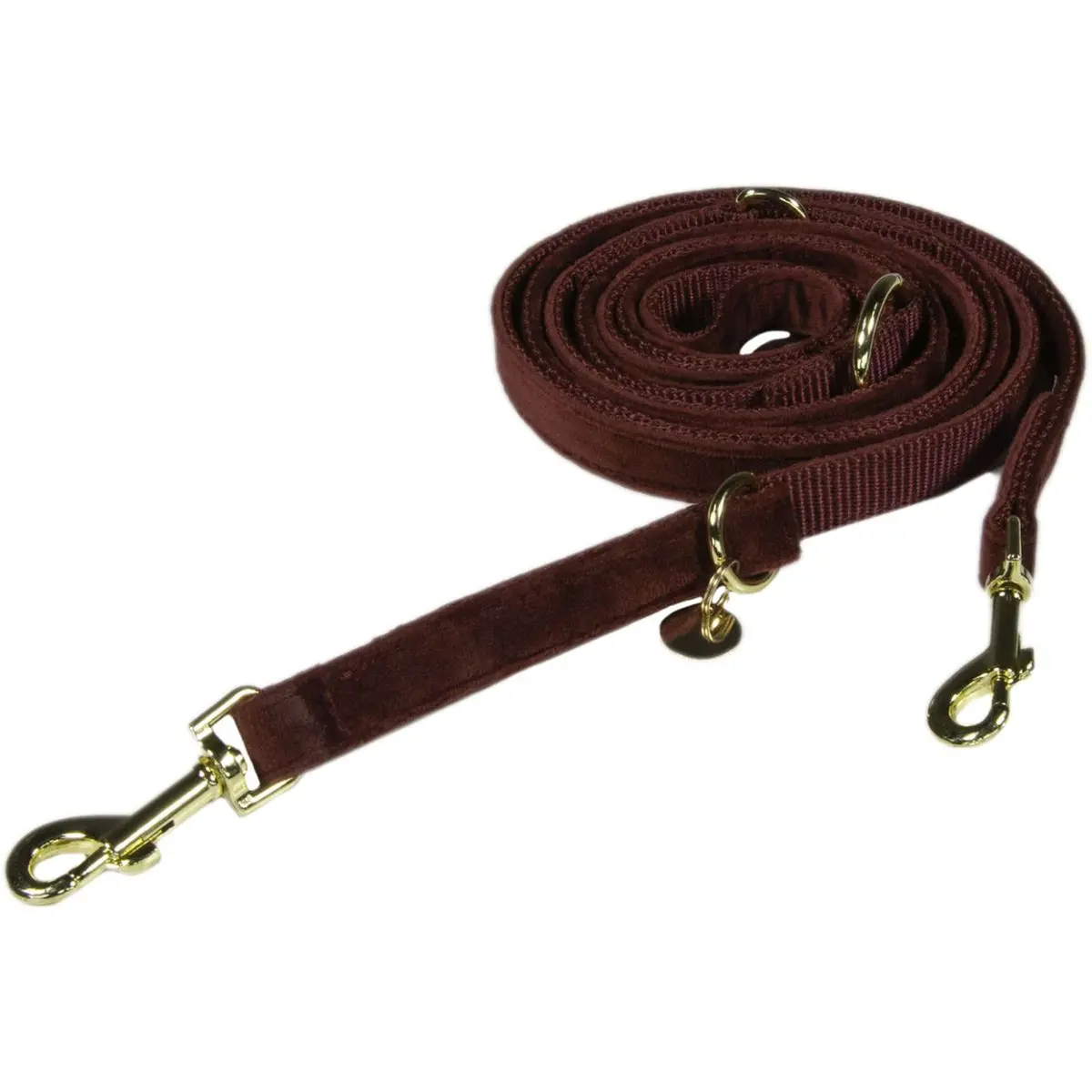 Kentucky Hondenriem Velvet Bordeaux 1