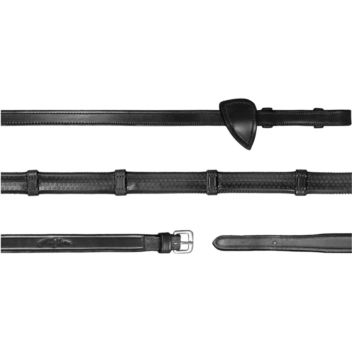 Dyon Teugels 7 Loops New English Collection 1/2 Rubber Zwart 1