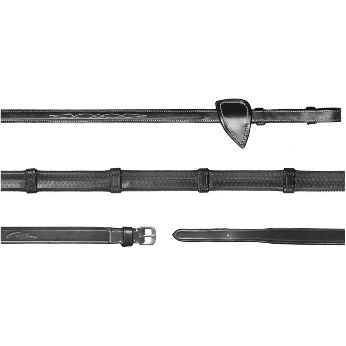 Dyon Teugels 7 Loops Us Collection 1/2 Rubber Zwart 1