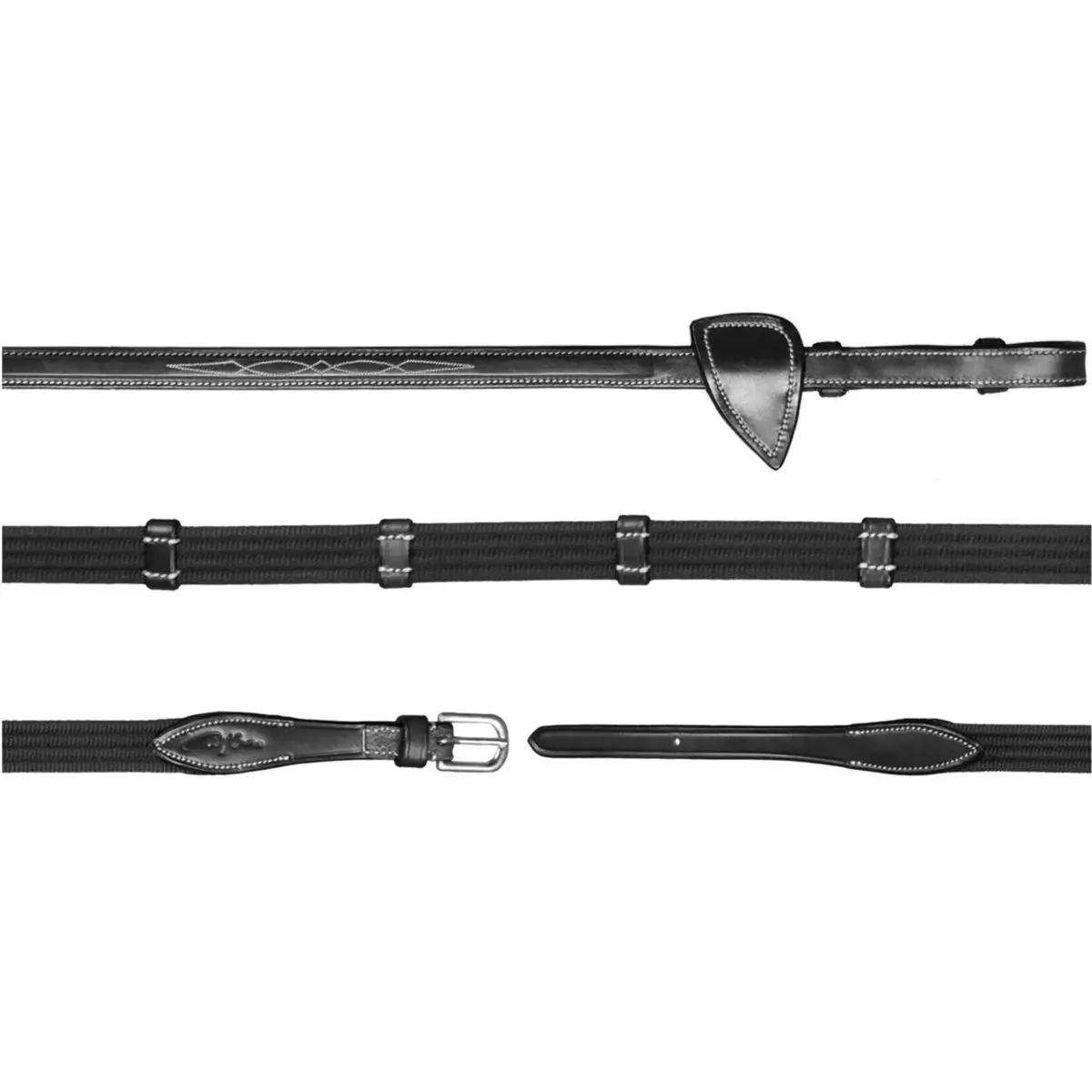 Dyon Teugels 9 Loops Us Collection 5/8 Rubber Zwart 1